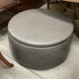 Round Storage Ottoman