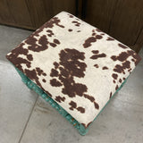 Uttermost Cowhide Ottoman