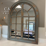 Distressed Arched Mirror