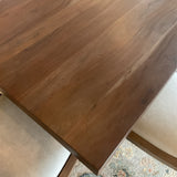 Table with 6 Leather Bernard Chairs