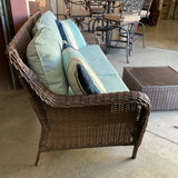 Hampton Bay Outdoor Sofa with Cocktail Table