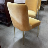 Set of 4 Safavieh Gold Chairs
