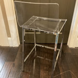 Set of 4 Acrylic Barstools
