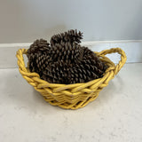 Basket with Pinecones