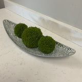 Mosaic Dish with Moss Balls