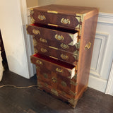 Vintage Korean Elm Burl Scholars Chest