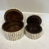 Set of 2 Global Views Wooden Boxes