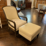 Hooker Carlyle Leather Chair with Hekman Ottoman (R)