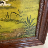 Hunt Scene Original Oil (R)