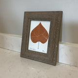 Bodhi Tree Leaf Framed Art