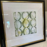 Pair of Framed Geometric Art