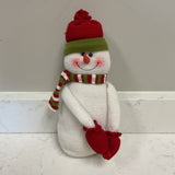Striped Scarf Snowman
