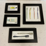 4 Pc Toothbrush Art