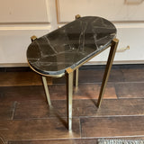 Elevarre Black Marble Martini Table