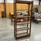 Wood Etagere Bookshelf