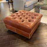 Hancock & Moore Leather Ottoman