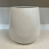Large Glossy White Planter
