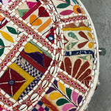 Embroidered Ottoman ( as is)