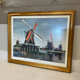 "Windmills of Delft, Holland" Print