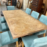 Tommy Bahama Table W/ 8 Velvet Chairs