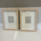 Pair of Framed Quartz Pieces (R)