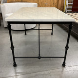 Faux Marble Top Dining Table