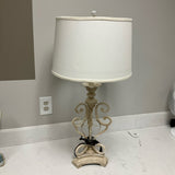 Cream Scroll Lamp