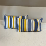 Pair of Outdoor Striped Pillows