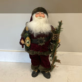 Santa holding Wine