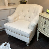 White Tufted Chair