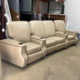 Leathercraft Reclining Theater Sofa