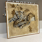 Puma Cub on Canvas by Bryan Wilson (R)