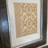 Set of 4 Antique Rug Framed Sketches