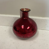 Red Glass Vase