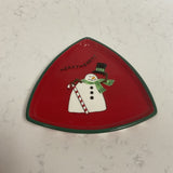 Fitz and Floyd Snowman Dish
