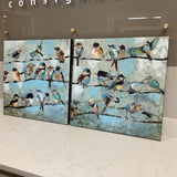 Pair of Bird Canvases