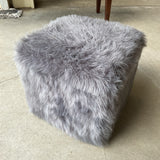 Gray Storage Ottoman