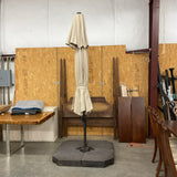 Cantilever Bluu Patio Umbrella with Large Base