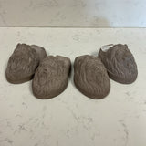 Set of 4 Lovehoved Gray Lion Pot Feet
