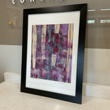 Purple Abstract Print by Jim Gormon