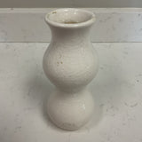 White Crackle Vase