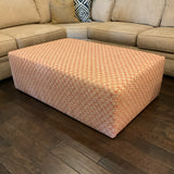 Rolling Upholstered Ottoman