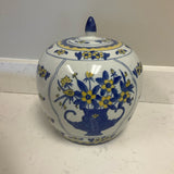 Blue & Yellow Ginger Jar