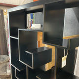 Black  Display Etagere with Drawers
