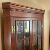 Craftique Mahogany Corner Cabinet