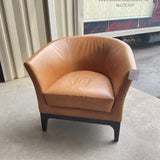 West Elm Leather Tulip Chair