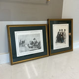 Pair of "Les Gens de Justice" Prints