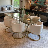Juliana Acrylic Table w/6 Chairs