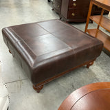 Hammary Square Leather Ottoman (R)