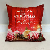 Merry Christmas and Happy New Year Pillow (Down Filled)